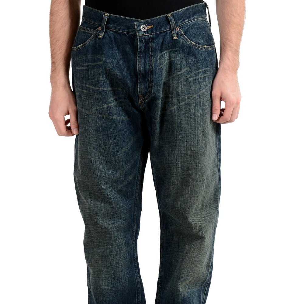 Nautica Jeans Co. Men's Blue Straight Fit Jeans